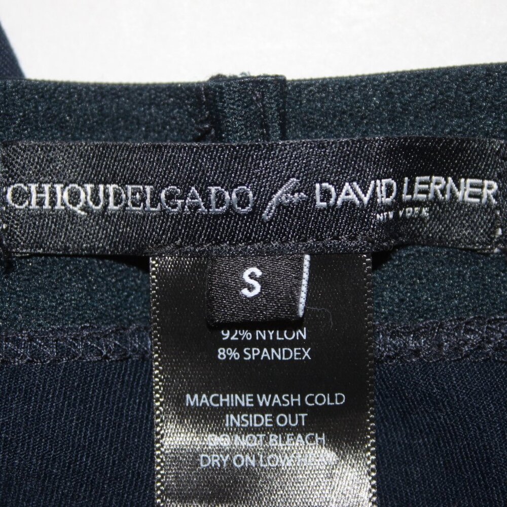 David Lerner AW Pant Chiquedelgado Sz S x 25 Navy Blue Pull On Nylon Spandex - Picture 5 of 11